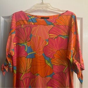 Trina Turk Multicolor Floral Blouse